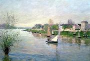 Alfred Sisley La Seine a Argenteuil painting